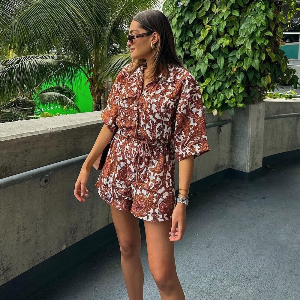 ZIMMERMANN Utility Romper - Size 1 - Small